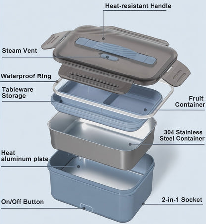 Electric Heated Lunch Box